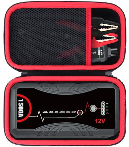 Lebakort Duro Viaggio Caso Custodia per NEXPOW Q10S Portatile Avviatore Batteria Auto 1500A / NEXPOW T11F Avviatore Batteria Auto