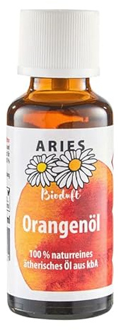 luterna Bio-Orangenöl, ARIES Umweltprodukte, 100% naturreines ätherisches Öl, 30 ml, Wohlbefinden, Duftöl