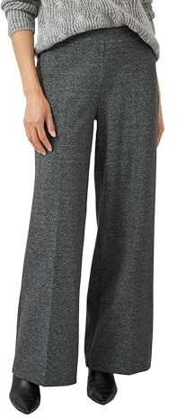 s.Oliver Viskosemix-Hose mit Extra Wide Leg und Reißverschluss