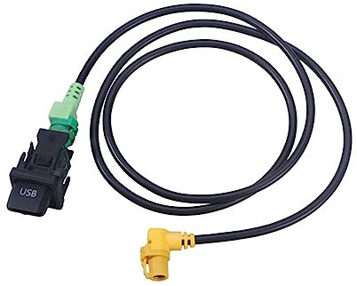 Homoyoyo Kit De Câbles Usb Pour Autoradio Rcd510 Rns315 Compatible Mk6 B6 B7 2005-2013 Pour Voiture Connecteur Radio Arrière Noir