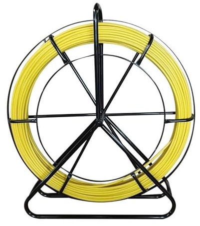 4/5/8mm 100m Elektriker Draht Einfädelmaschine Fiberglas Draht Kabel Laufstange Fisch Band Rodder Kabel Unclogger Führer Für Anfänger und Heimwerker(Type 6-100m)