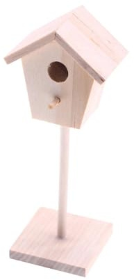 lopituwe 12 Mini Feengarten Miniatur Vogelhäuser kombiniert mit Miniatur Sesseln bieten einzigartige Puppenhaus Erweiterungen, DIY Bastelarbeiten, Gartenornamente, dekorative Puppenhaus Ideen