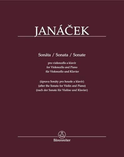 Sonate für Violoncello und Klavier (nach der Sonate für Violine und Klavier). Spielpartitur.