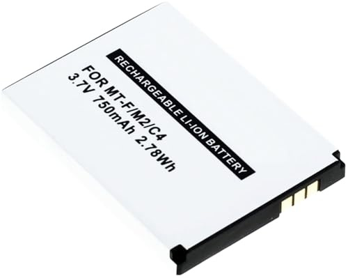FIALDETEC Akku für AVM Fritz!Fon MT-F M2 C4 C5 Ersatzakku Batterie 312BAT006 750mAh Li-Ion