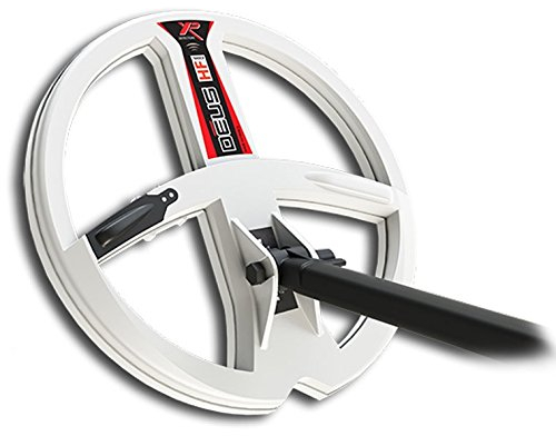 XP Metal Detectors 9 Hochfrequenzspule mit 21 Frequenzen, wasserdicht und kompatibel mit Deus- und ORX-Detektoren, geliefert mit Spulenschutz, Untergestänge, Schraubensatz und Batterie (D01HF).