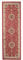 Carpeto Orientteppich Läufer Teppich Rot 100 x 300 cm Medaillon Muster Kurzflor Verona Kollektion