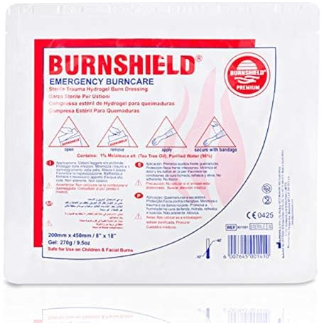 LEINAWERKE 41082 BURNSHIELD Gesichtsmaske 20 cm x 45 cm 1 Stk.