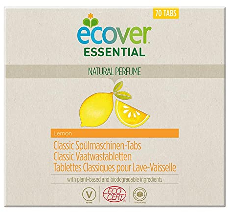 Ecover Essential Classic Spülmaschinen-Tabs Zitrone, 1,4 kg