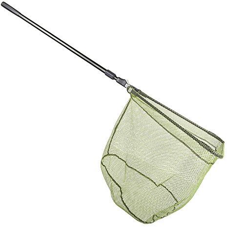 Spro Klappbarer Unterfangkescher gummiert Rubber Dip 2,50m 40x40c