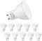 Ampoules LED GU10, Blanc Chaud 3000K Ampoule Spot LED 7W Équivalent Incandescente 70W, 560LM Angle de Faisceau 120 degrés Larges Faisceaux, Non-dimmable Spot LED type GU10, Lot de 10