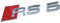 Audi 8T0853740 Schriftzug RS5 Emblem Logo Aufkleber, rot/chrom glänzend