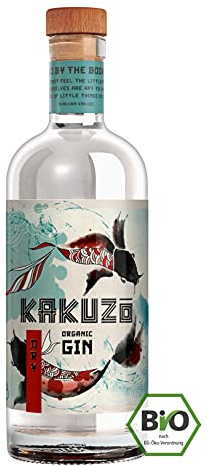 KAKUZO Organic Dry Gin - Japanische Gin Kreation - mit Wacholder, Koriander & Lemongrass (0,7l)