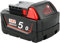 Waitley M18B5 18V 5,0Ah Kompatibel mit Milwaukee M18 48-11-1850 48-11-1852 48-11-1820 48-11-1828 48-11-1830 kabellose Elektrowerkzeuge