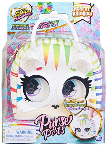 Micro Purse Pets Tiger Mini-Täschen - mit rollenden Augen, am Henkel zu tragen oder zum Anhängen, ab 5 Jahren