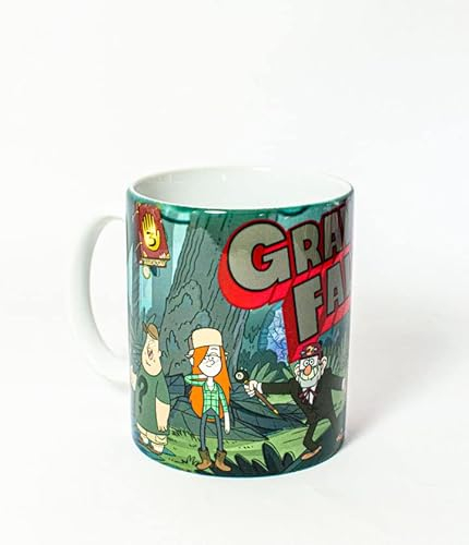 TusPersonalizables.com Taza + Llavero - Gravity falls - (Taza - Gravity falls - Bosque…)