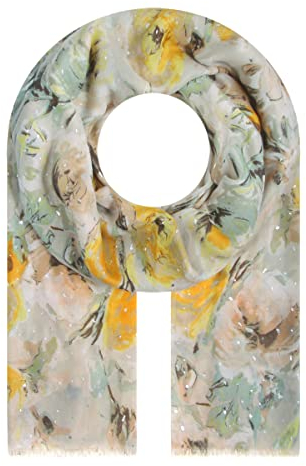 Majea Halstücher Damen Tuch Kopftuch Halstuch Schal Damen-Schal Tücher Stola (880034) (beige 15), Einheitsgröße