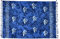 SAIVONA Pareo Sarong Strandtuch Damen - Wickelrock Strand - Handtuch Blickdicht als Wickeltuch oder Handtuchkleid und Wickelkleid Damen - Handarbeit aus Fair Trade Herstellung Batik Blau Delfin