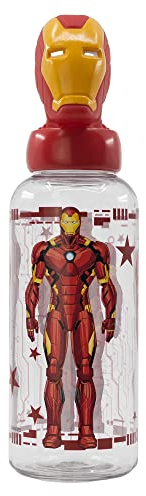 Stor FIGURINE 3D BOUTEILLE 560 ML POUR ENFANTS | AVENGERS IRON MAN