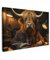 MuchoWow© Wandbilder 90x60 cm Schlafzimmer Home Deko Wohnung Bild Wohnzimmer Fotoleinwand Wand Bilder Leinwand Wall Decor Schottische Hochlandrind - Kuh - Highland Cow - Tier - Anzug - Büro