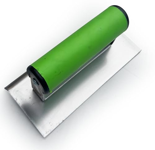 Canteadora de Acero Alta Calidad, Llana para bordes terminaciones Hormigòn (152 x 76 mm x R9,53 mm)