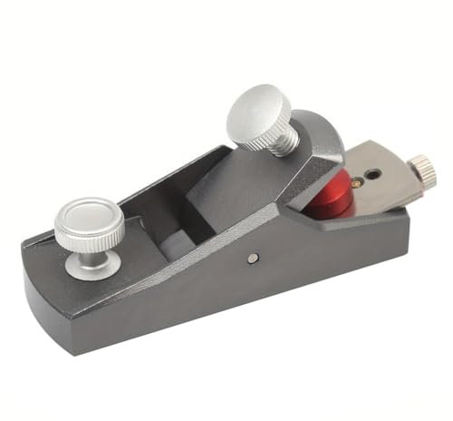 FYOBOT Cepilladora para Trabajar la Madera, Mini Cepilladora Manual de Aleación de Aluminio, Borde Inferior, Plano de Recorte de Madera, Plano, Herramientas de Carpintero DIY