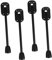 Hoement Lot de 4 Pieds de Table en Fer Pieds de Bureau Pieds de Table de Bureau Pieds pliants Modernes et Robustes pour Meubles