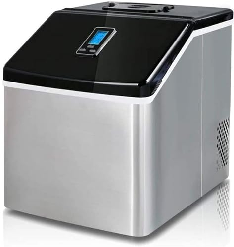 Ice Cube Maker, Ice Maker Machine For Home Res，with Lcd Display Screen ，New Compact Model - 25kg Ice In 24 Hours