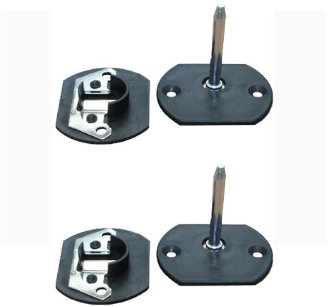 Sectional Sofa Couch Connector, 2 Sets Universal Furniture Interlocking Sectional Sofa Connectors, Pin Style Furniture Connector Bracket for Headboard Sofa Recliner