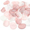 Oruola 200 petali di fiori per damigelle, petali di rosa per matrimoni, petali di rosa in seta rosa e petali di fiori bianchi, per matrimoni, addio al nubilato, decorazione per corridoio, cena, tavola