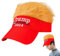 Niesel TRU_mp 2024 Mütze Mit Haaren, Verstellbare Trucker Cap Mit Perücke, Baseballmützen Mit Haaren Lustige Perücken, Verstellbare Trucker-Kappe, Bestickte Lässige Schirmmützen