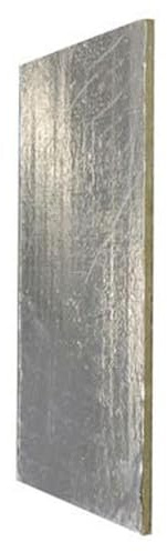 Suinga Packung mit 5 Platten aus Steinwolle für Kamin, 100 x 60 x 3 cm, 3 m², feuerfest, mit Aluminium und Klassifizierung A1