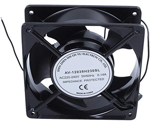 Geofray AC 220V-240V0.14A Brushless Cooler Cooling Fan 120mm X 120mm X38mm