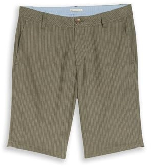 TOM TAILOR Herren Chino Shorts mit Leinen-Anteil