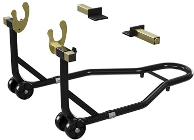 Garvee Béquille Moto Roue Arrière, Support Acier 205kg