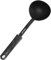 STONELINE Louche à Soupe 32 cm, Louche en Plastique adaptée pour Ustensiles de Cuisine avec Revêtement Antiadhésif, Noir