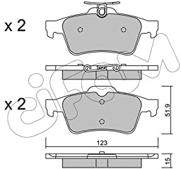 Cifam 822/337/3 BRAKE PADS