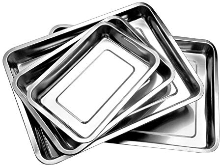 1 Stück Hochwertig Edelstahl BBQ Grillplatte Grillschale Gemüse