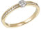 Goldmaid Damen-Ring 585 /- Gelbgold Weißgold Bicolor, poliert 19 Zirkonia weiß