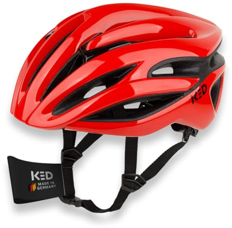 KED Rayzon Sport Fahrradhelm – Belüfteter Rennradhelm Mit LED Rücklicht Und Aerodynamischem Design