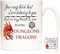 Dungeons Dragons Gift Mug, You May Think I Am Listening to You But in My Head I Am Playing Dungeons Dragons. Roll Playing Game Gift Coffee Mug Tea Cup