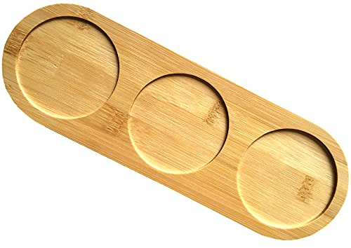 OnePine Plato de madera de bambú