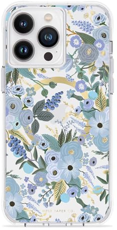Rifle Paper Co. iPhone 14 Pro Max Hülle [kompatibel mit MagSafe] [3 m Fallschutz] Niedliche iPhone-Hülle 6,7 Zoll mit Blumenmuster, kratzfeste Technologie, stoßfestes Material, schmale Passform –