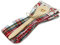 INTRECCI Set Regalo Strofinaccio Tartan Scozzese 100% Cotone e Cucchiaio da Cucina in Legno Idea Regalo di Natale Decorazioni Natalizie (Happy Deer)
