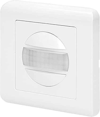 Miratic Interrupteur Detecteur de Mouvement 2 Fils 160 Degrees Installation dans la Boîte 300 W Fonctionne avec LED 5W - 75W