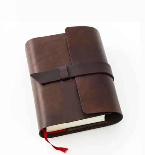 OVUNQUE PROTEGGIMI Custodia per Bibbia di Gerusalemme, Porta Bibbia in Pelle Personalizzabile, Custodia Protettiva e Artigianale per La Sacra Bibbia, Made in Italy (con Incisione Oro)