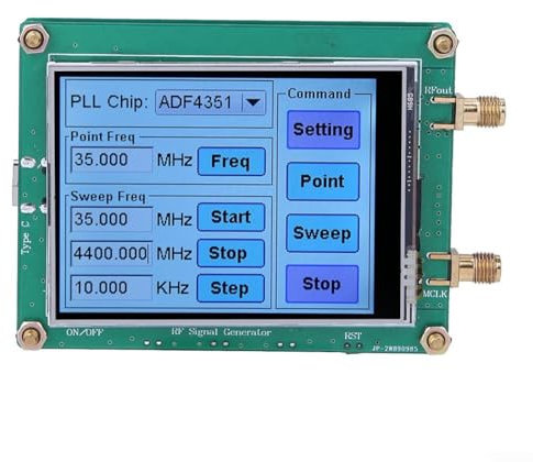 Generatore di segnale RF,Touch screen del generatore di frequenza di sweep del generatore per infrastruttura wireless,Apparecchiatura di prova (ADF4351)