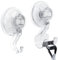 Luxear Gancho Ventosa, Ganchos Pared Sin Taladrar, Ganchos Toalleros de Baño MAX 5KG Extraíbles y Reutilizables para Ducha Baño Cocina Maquinilla de Afeitar, 2Pack