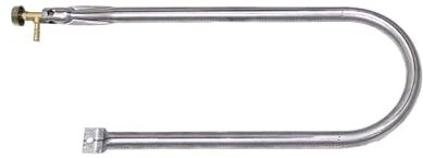 Bruciatore a gas per pietra lavica pietra ollare curvo a gas GPL 59,5x22 cm a U