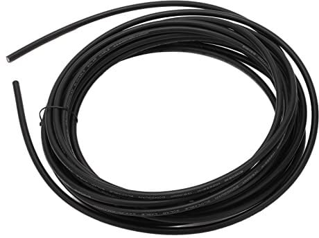 Solar Panel Wire Solar Panel Wire Solar Extension Cable XLPE Energy Saving Low Eccentricity Solar Photovoltaic Cable (Black 6mm² 50m)