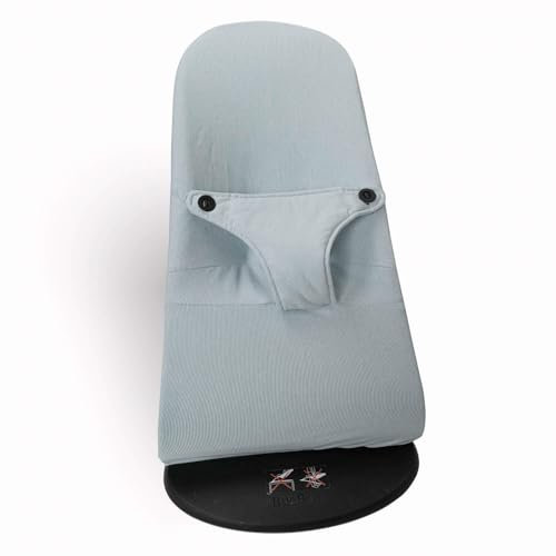 Hypoallergener, superweicher und atmungsaktiver Baumwollbezug für BabyBjörn ® Balance, Soft und Bliss (Basic Rayita Aquamarin)